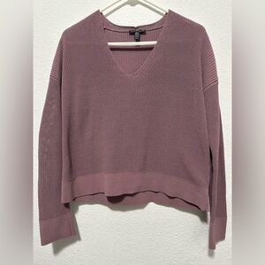 Eileen Fisher V-Neck‎ Sweater Organic Cotton size XS